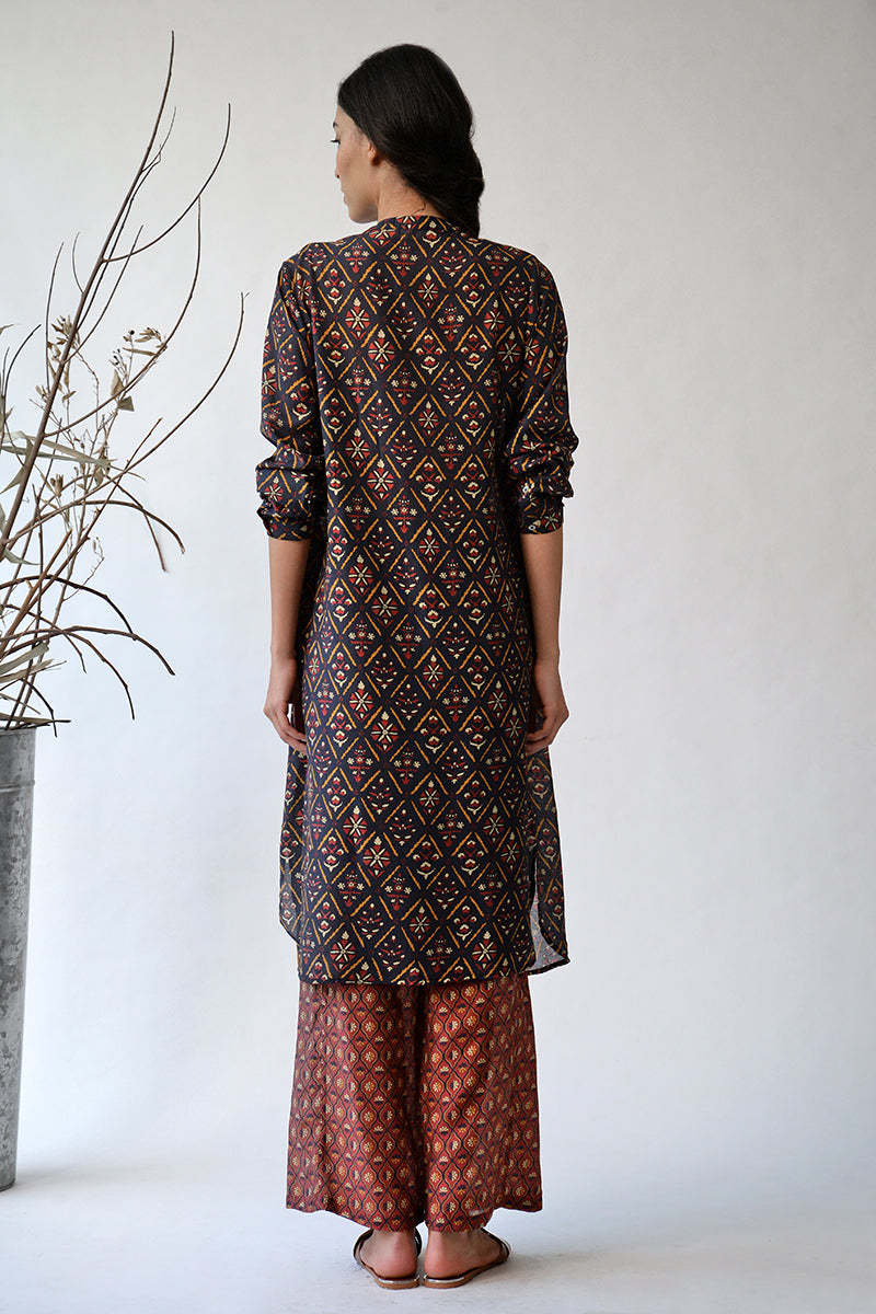 FEZ CONTRAST INSERT TUNIC