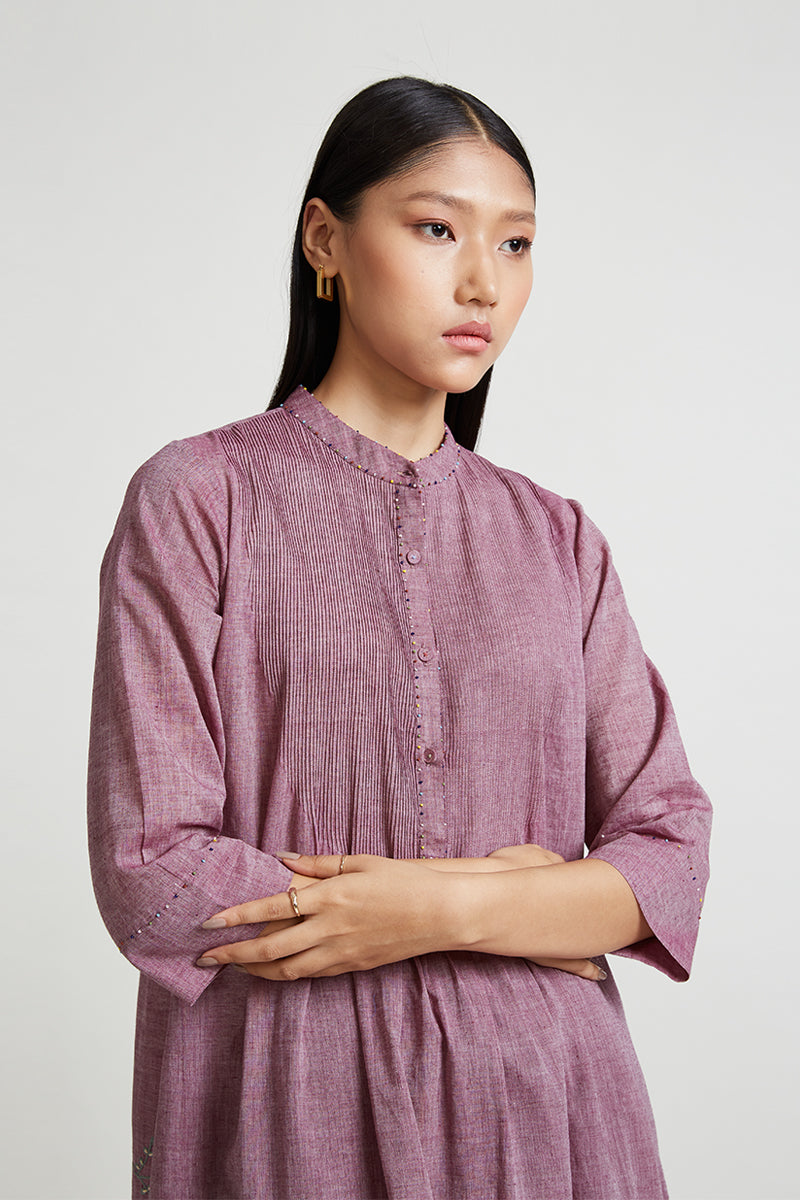 PETUNIA EMBROIDERED KURTA PANT SET (2PCS)