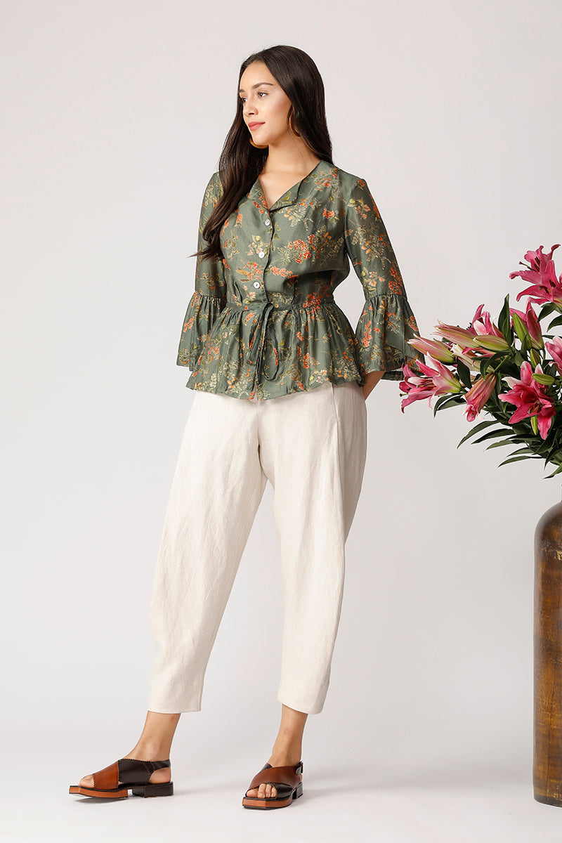 CLOVER PEPLUM TOP