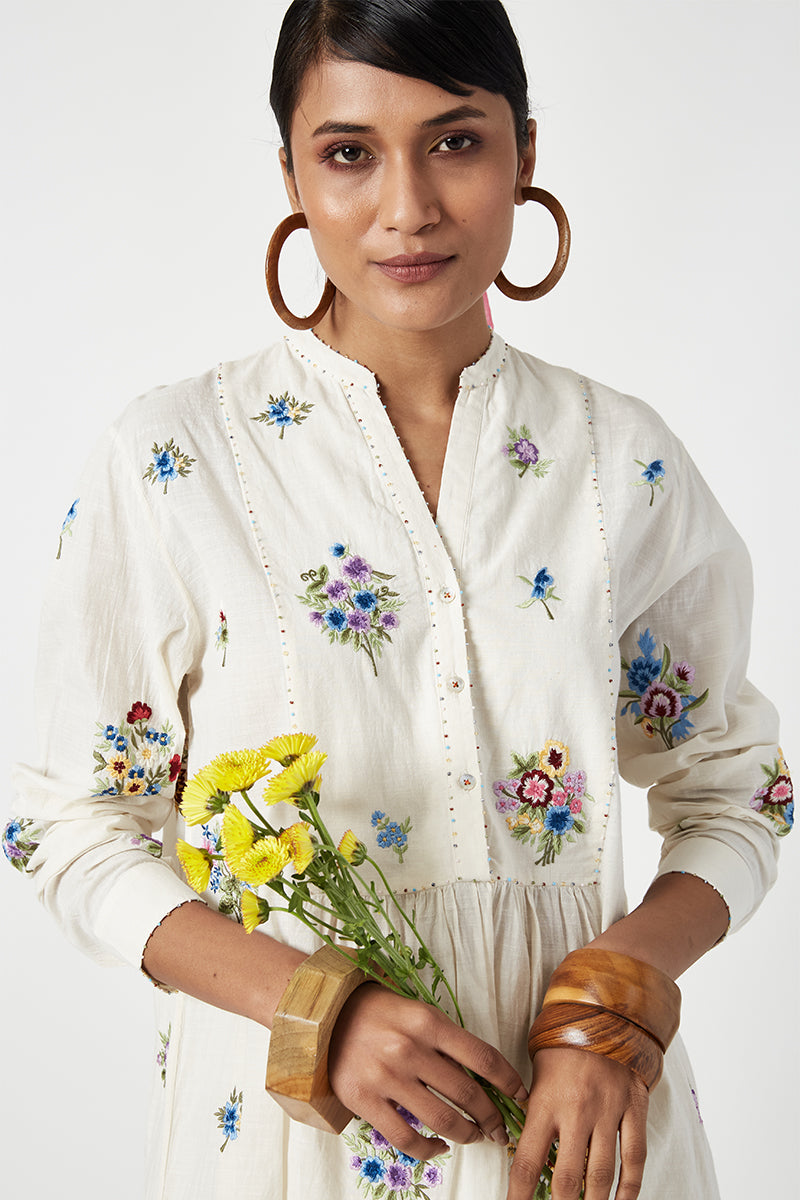 VERSAILLES EMBROIDERED TUNIC