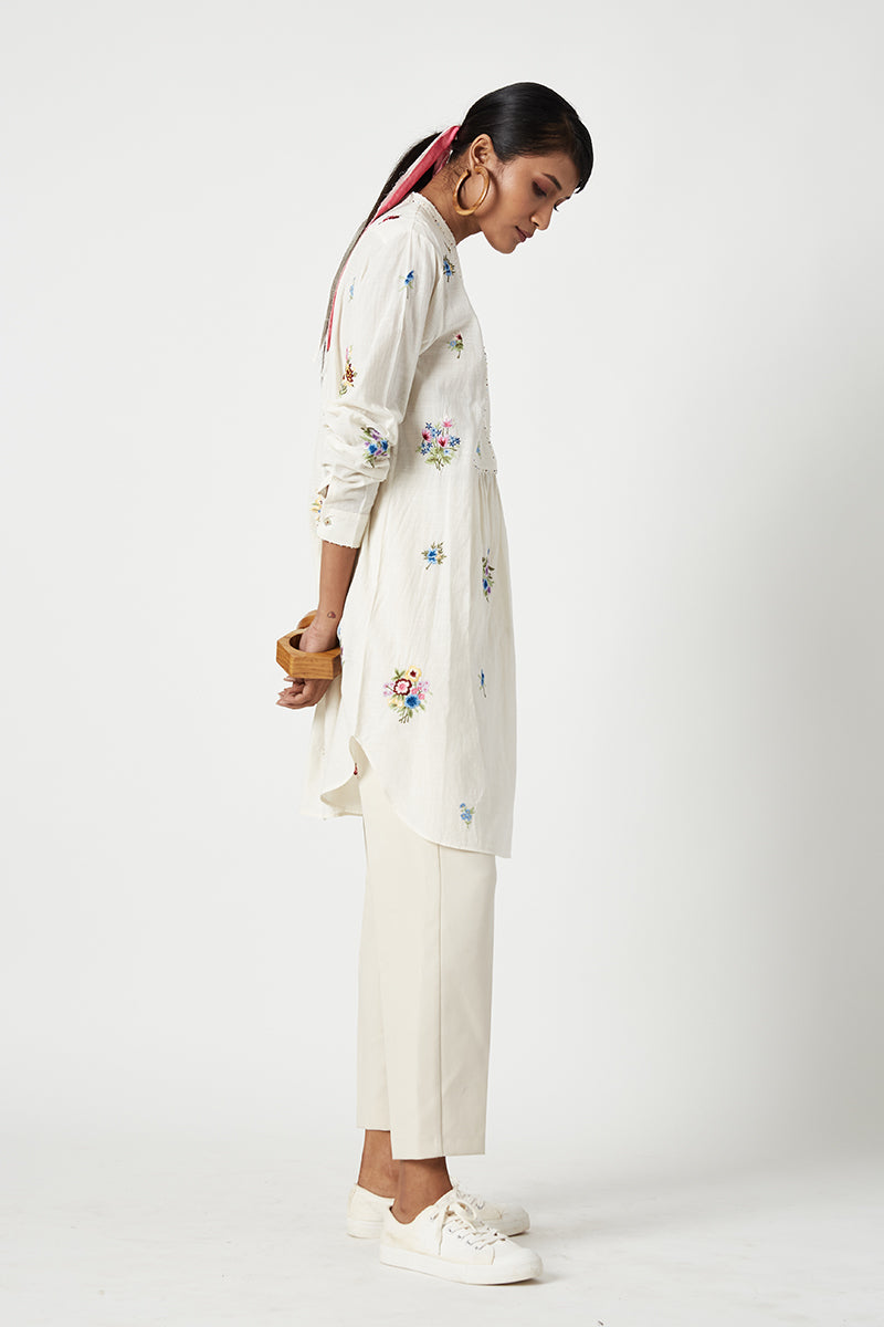 VERSAILLES EMBROIDERED TUNIC