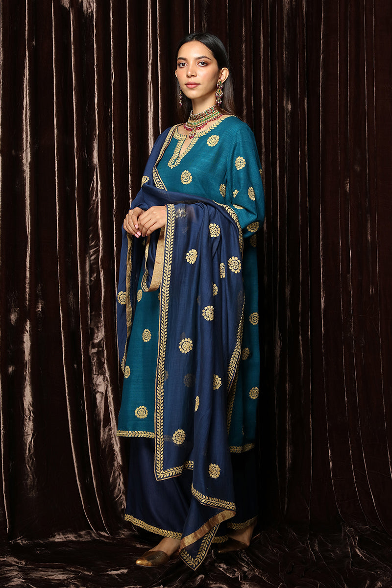 ZEENAT KURTA SET (3PCS)