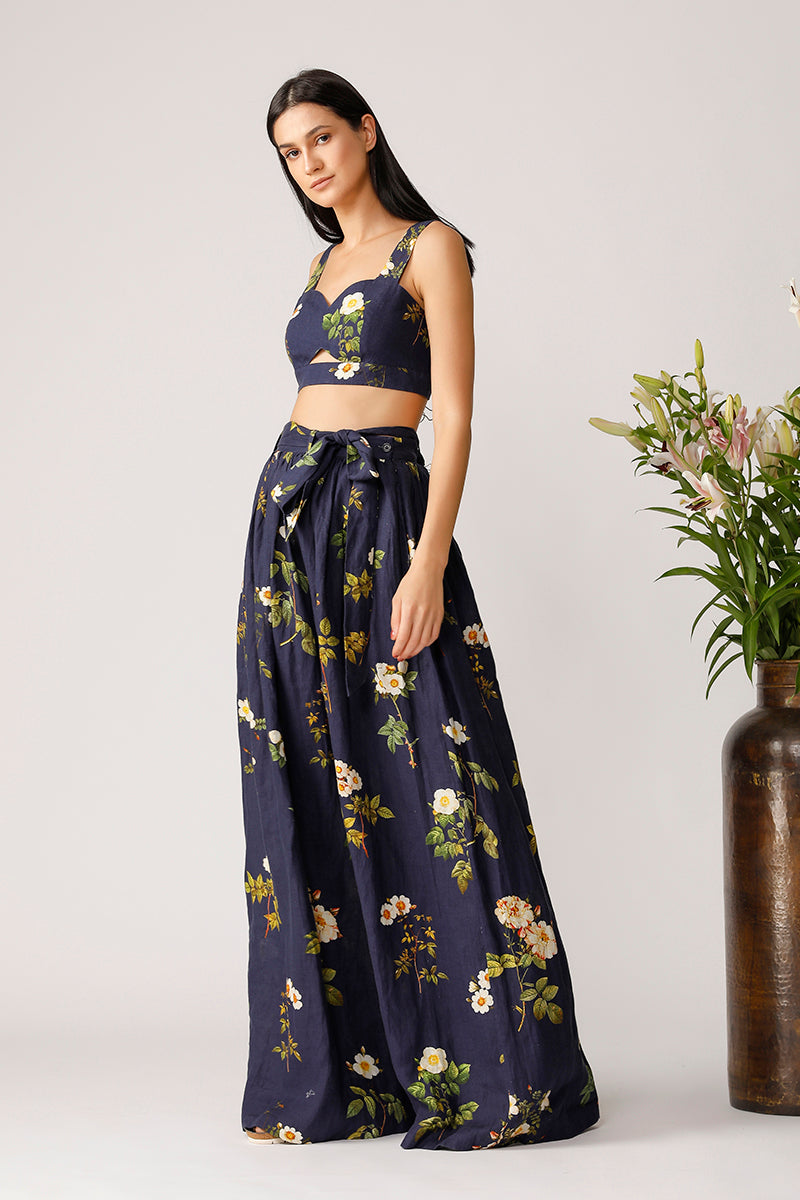 WISTERIA PRINTED BUSTIER