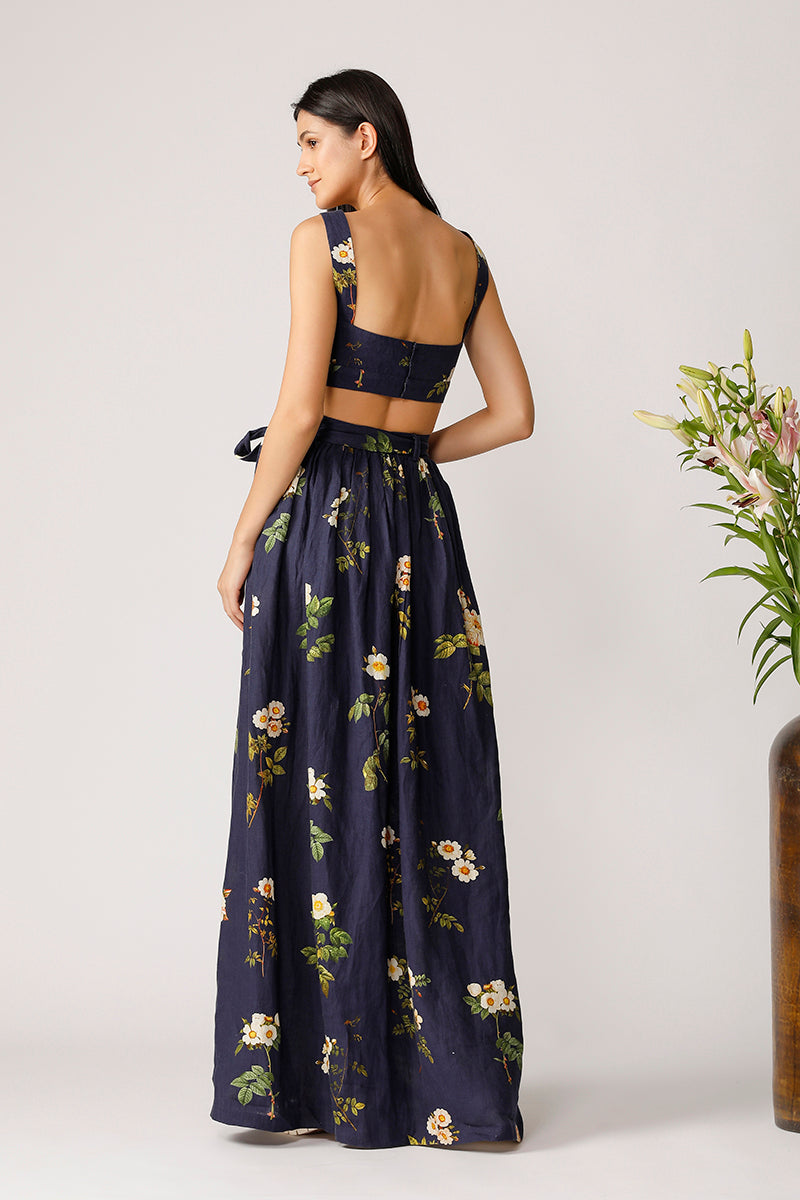 WISTERIA PRINTED BUSTIER