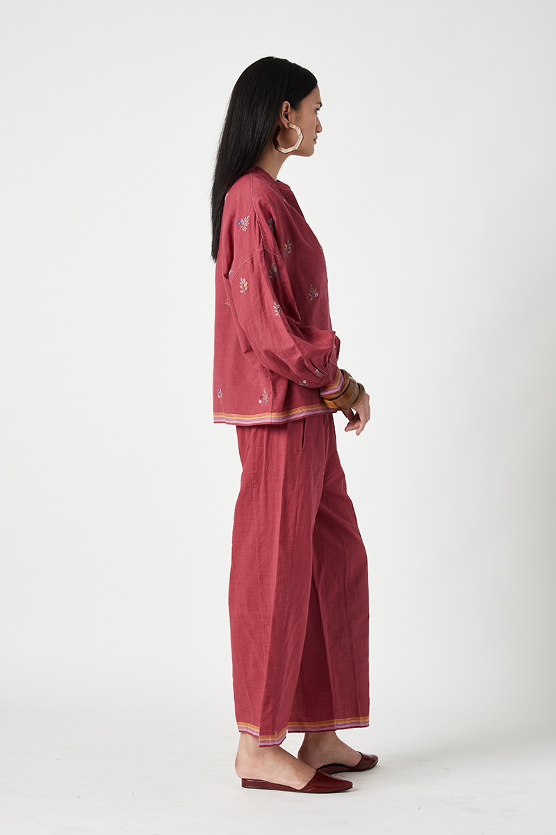MILES EMBROIDERED TOP