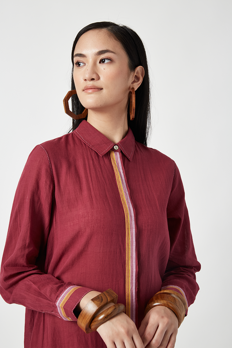 PATRICIA COLLARED TUNIC