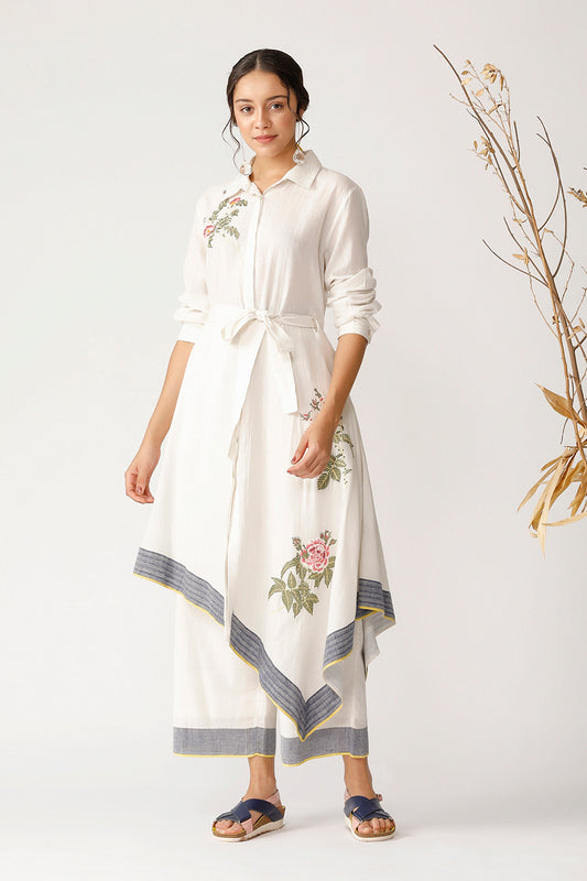 THEODOR BELTED FRONT OPEN TUNIC