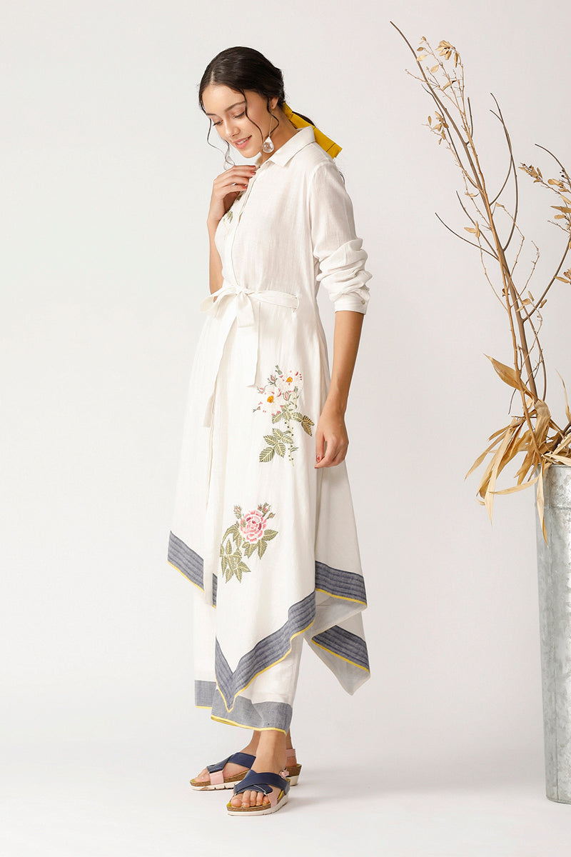 THEODOR BELTED FRONT OPEN TUNIC