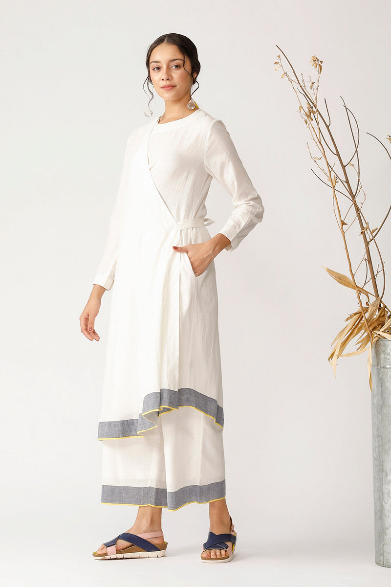 EMANUEL WRAP STYLE TUNIC