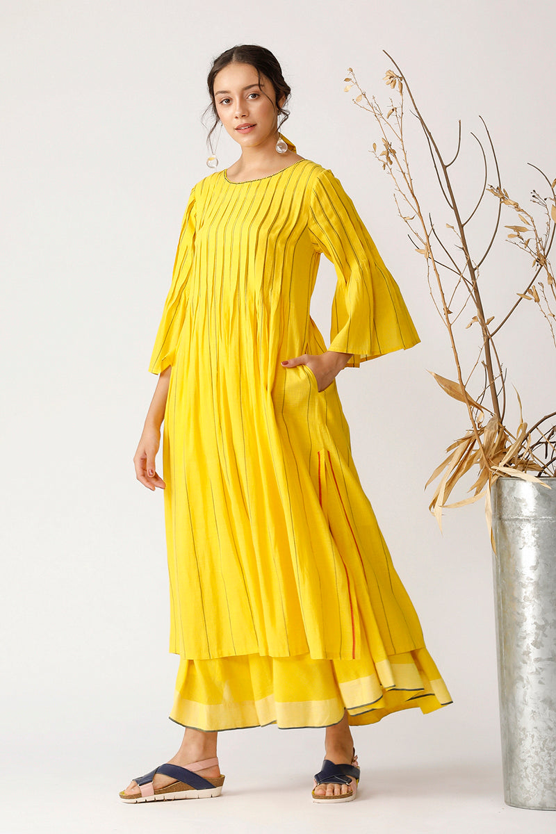 SAMUEL PLEATED DRESS