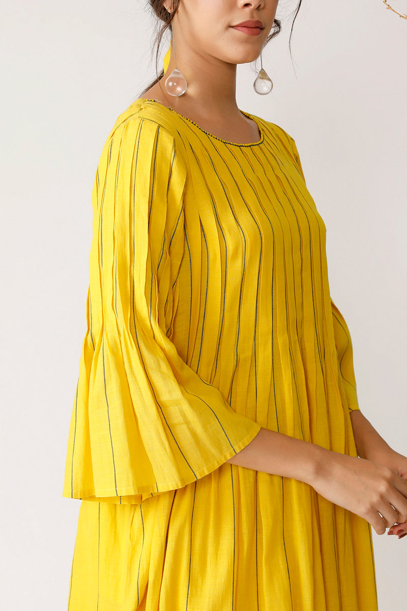 SAMUEL PLEATED DRESS