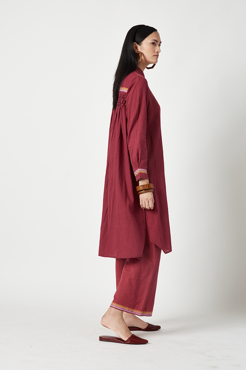 PATRICIA COLLARED TUNIC