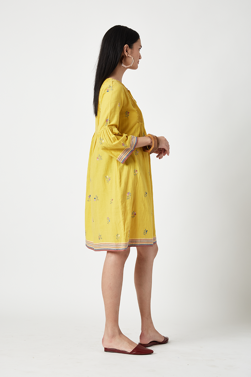 ANNIE EMBROIDERED DRESS
