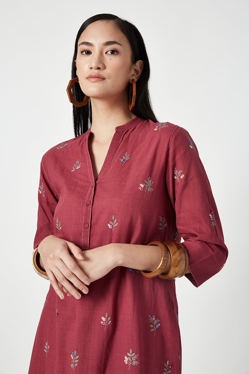 MASEGO EMBROIDERED TUNIC