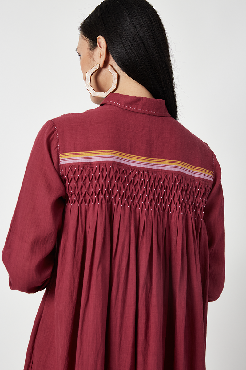 PATRICIA COLLARED TUNIC